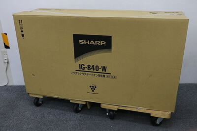 【買取実績】SHARP シャープ IG-840-W 業務用プラズマクラスターイオン発生機 | 中古買取価格20,000円