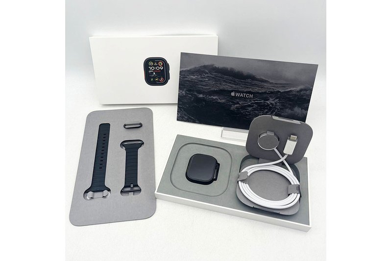 【買取実績】Apple Watch Ultra 2 GPS + Cellularモデル 49mmブラックチタニウムケース ブラックオーシャンバンド MX4P3J/A｜中古買取価格50,000円