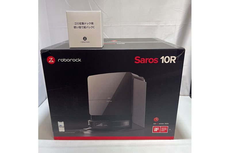 【買取実績】Roborock Saros 10R ロボット掃除機&全自動ドック S91COP+EWFD28LPR ブラック 2025年製｜中古買取価格80,000円